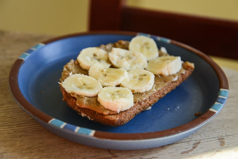 Easy Healthy Foods for Kids Peanut Butter and Banana