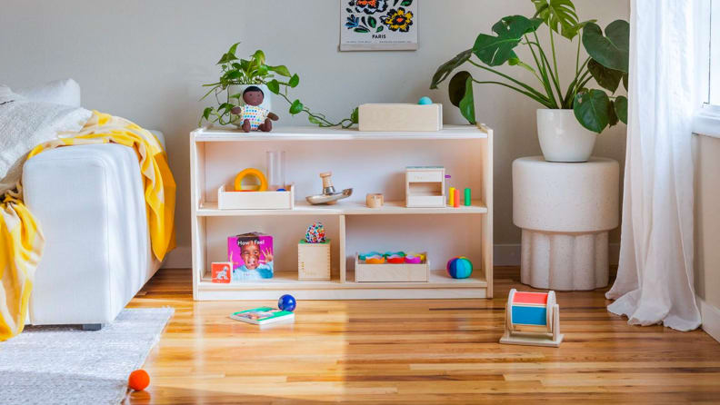 A toy display storage unit.