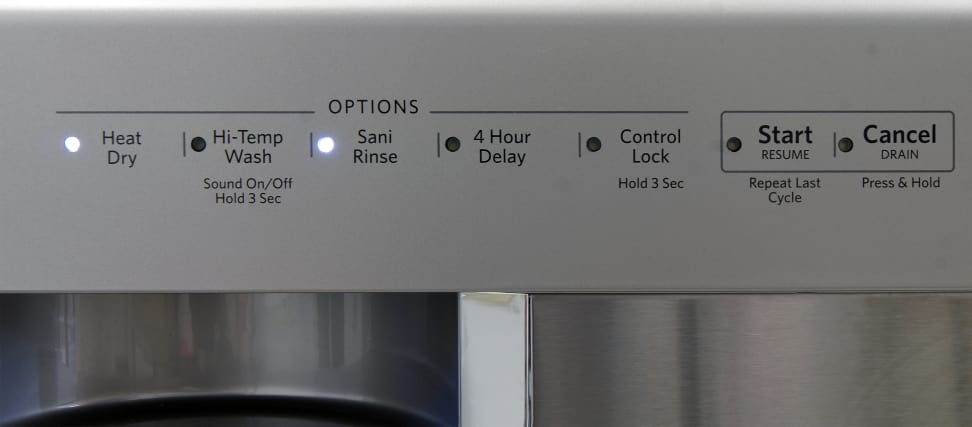 KitchenAid KDFE104DSS—Option Controls