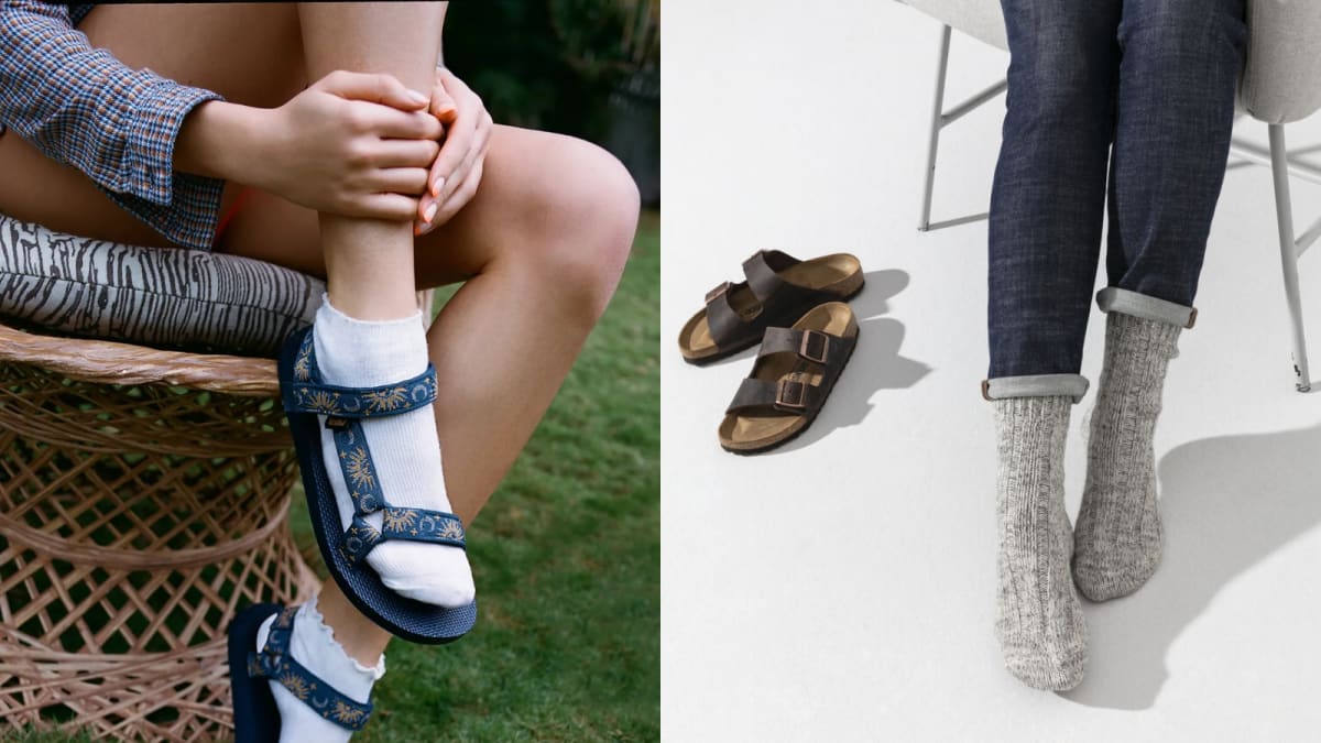How to wear socks with sandals: Birkenstock, Teva, Chaco, and more ...