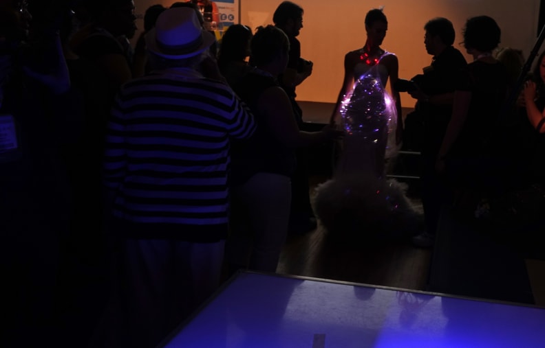 CE Week: The feathery, towering silhouette of the Biometric Bride