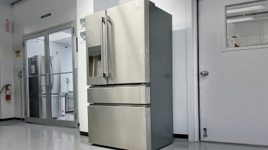 The Electrolux ERM2295AS French-door Refrigerator inside our Reviewed lab.