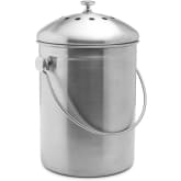 Product image of Epica Stainless Steel Compost Bin, 1.3 Gallon