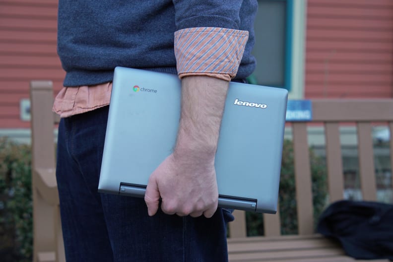 With an 11.6 inch screen, the N20p Chromebook is lightweight and portable.