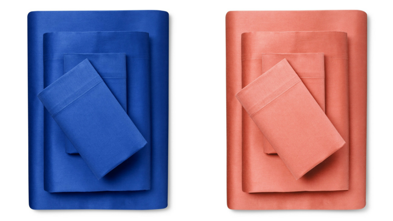 Get a couple of sheet sets in solid colors.
