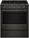 Product image of KitchenAid KSGS530SBE 30-inch Slide-In Smart Gas Range