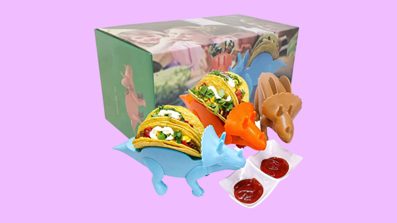 Product image of dinosaur taco stands from WotranSoo.