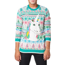 Product image of Blizzard Bay Men's Ugly Christmas Sweater Unicorn