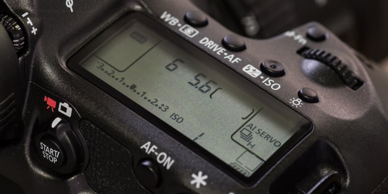 A photo of the Canon EOS 5DS.