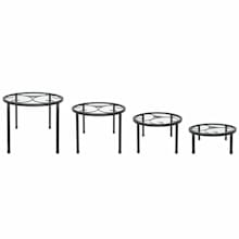 Product image of 4-Pack Metal Plant Stand for Outdoor Indoor Plants