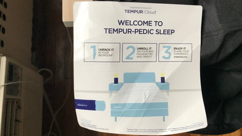 the tempur-pedic cloud instructions