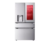 Product image of LG Standard-Depth Max 4-Door French-door Refrigerator with Mirror InstaView MyColor and Mini Craft Ice 