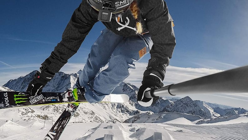A GoPro extension pole helps you capture great footage of all your tricks.