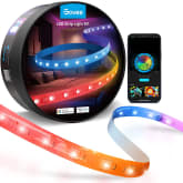 Philips Hue Indoor 6-Foot Smart LED Light Strip Base Kit with Plug -  Flowing Multicolor Effect - 1 Pack - Control with Hue App - Works with  Alexa