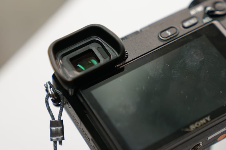 Sony has put a new, sharper OLED viewfinder into the A6300.