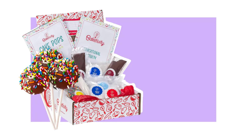 Baketivity BAKETIVITY Kids Baking DIY Activity Kit - Bake Delicious Cake  Pops With Pre-Measured Ingredients - Best Gift Idea For Boys