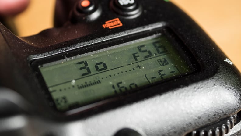 With the secondary LCD, you don't need to dive into the menu to adjust key settings.