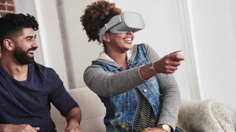 The Oculus Go headset allows you to escape reality for a little while.