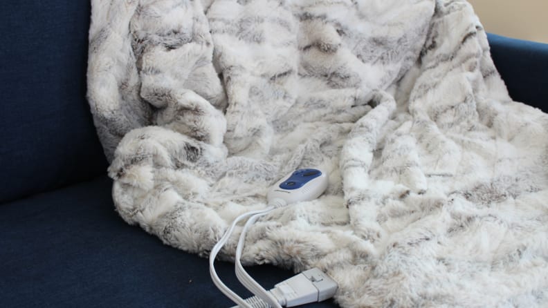 Beautyrest Washable Micro Fleece Electric Blanket - Twin/Gray