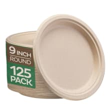 Product image of Stack Man 100% Compostable Paper Plates
