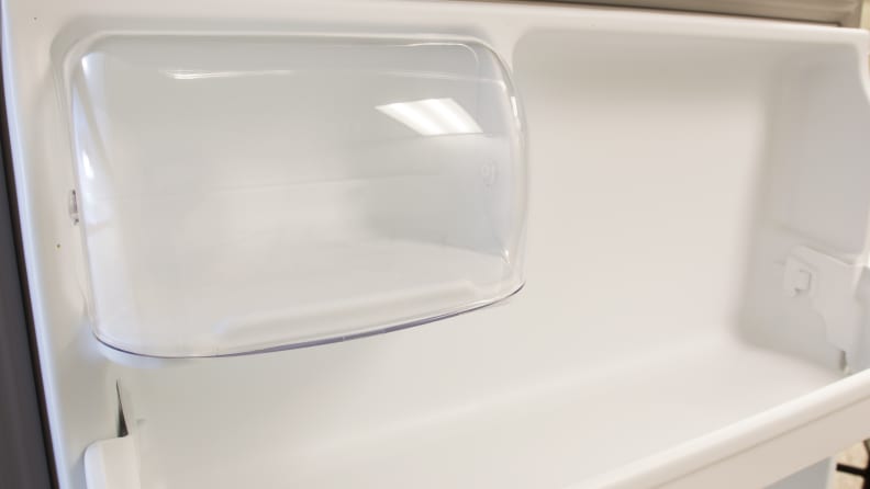 A covered butter dish