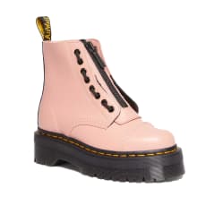 Product image of Dr. Martens Sinclair Milled Nappa Leather Platform Boots in Peach Beige