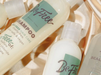 A box of shampoo and conditioner from Be Free by Danielle Fishel