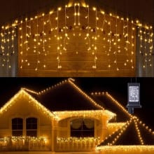 Product image of Toodour LED Icicle Christmas Lights