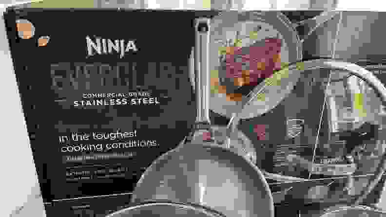 The Ninja EverClad Stainless Steel Set.