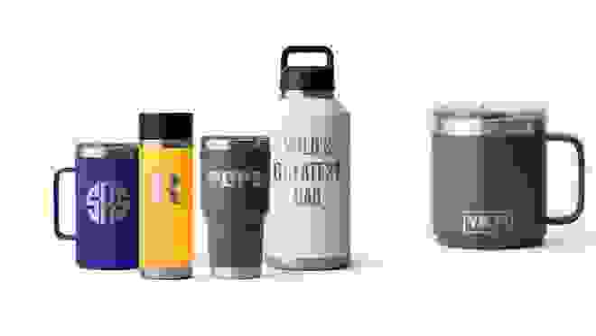 aluminum cups and bottles