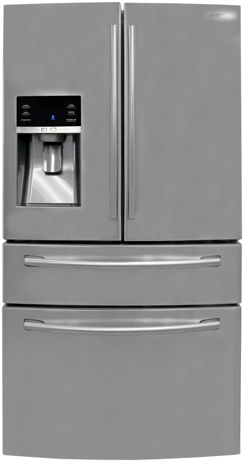 The stainless steel four-door Samsung RF28HMEDBSR effectively balances price with performance to create a great deal.