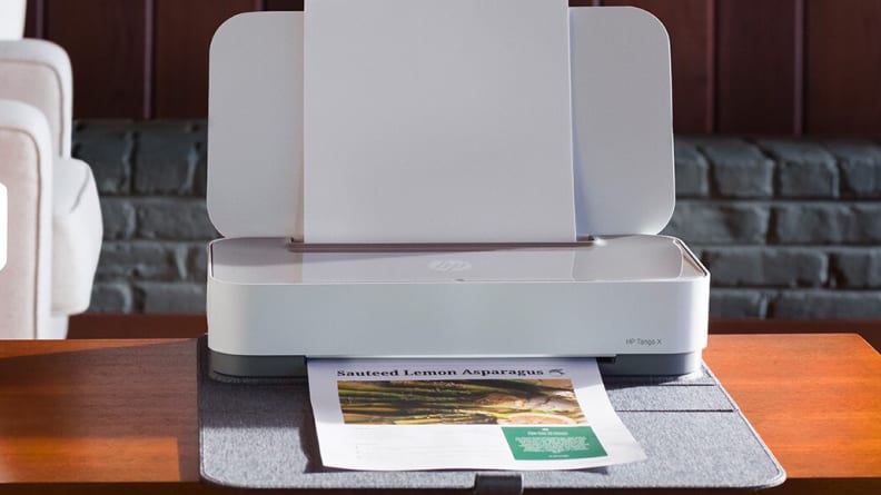 HP tango printer on desk