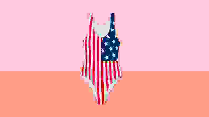 FLAG ONE PIECE WOMANS SWIMSUIT