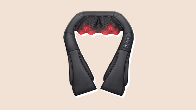 A Comfier Shiatsu neck and shoulder massager on a neutral background.