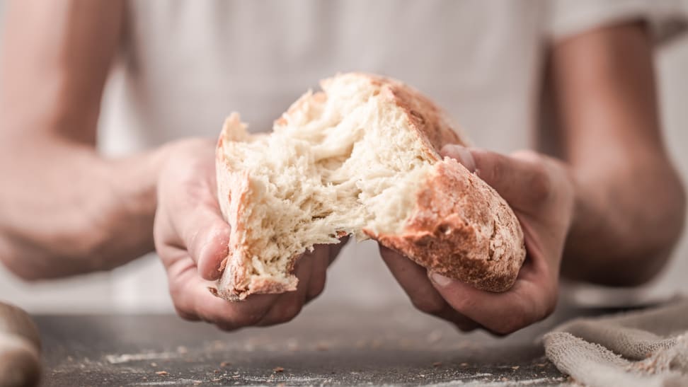 How to soften stale bread