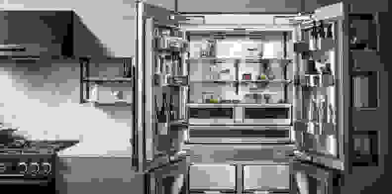 A luxury Dacor DRF427500AP refrigerator