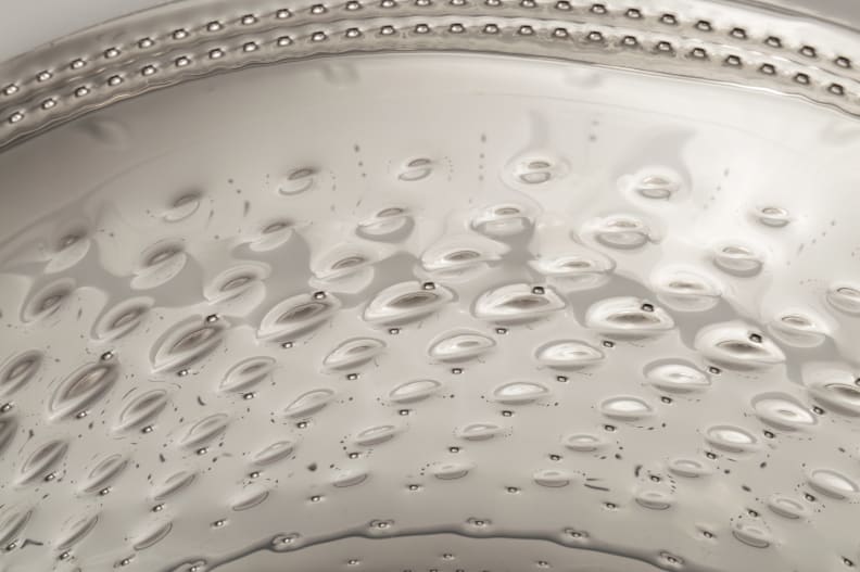 The steel texture helps clean your clothes without tearing them.
