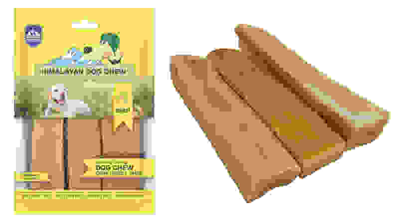 These yak chews are all natural and low-odor.