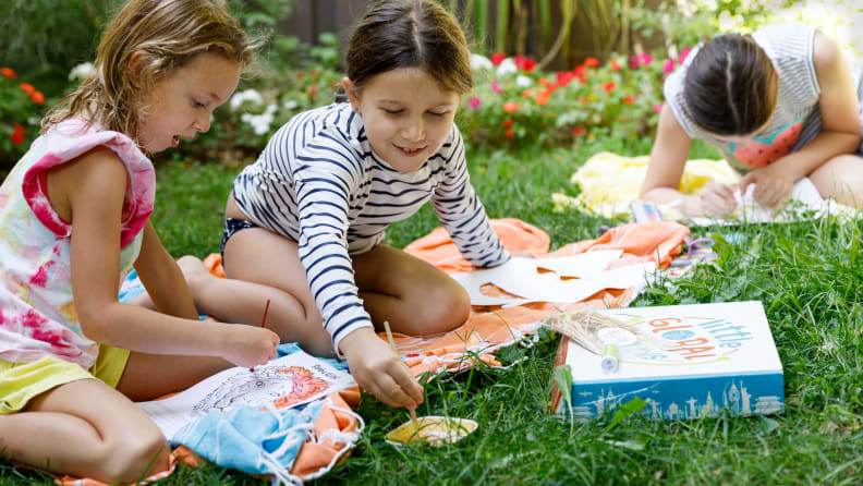 The crafts appeal to a wide age range of kids.
