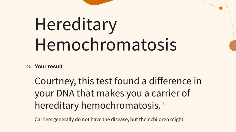 AncestryHealth结果