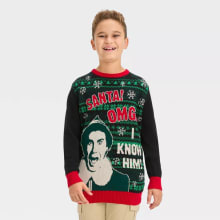 Product image of Boys' Elf 'Santa' Holiday Sweater