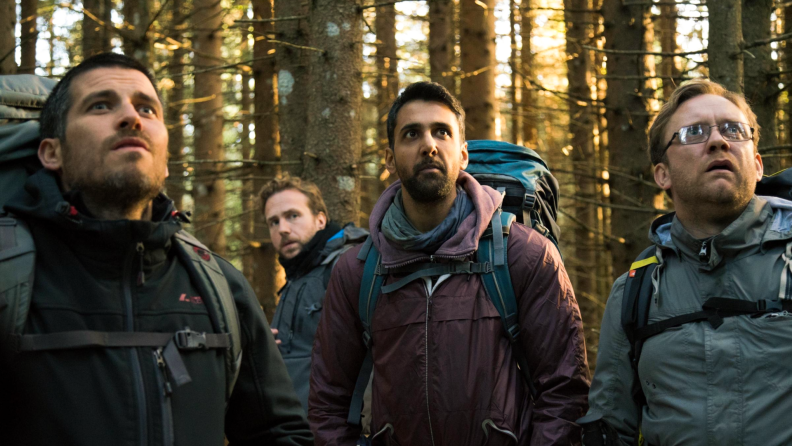 A group of friends ventures into the Swedish wilderness in ‘The Ritual.’