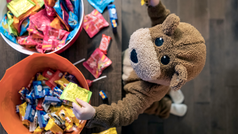 It's wise to check your child's candy before letting them devour it.