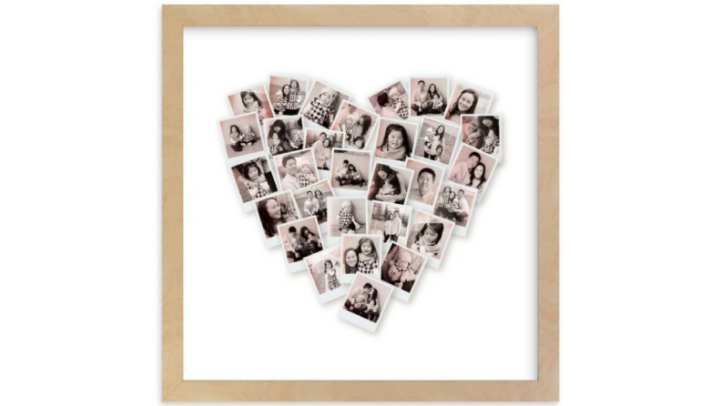 Minted Heart Collage
