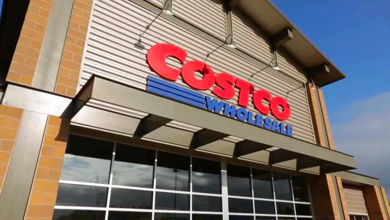 Exterior of a Costco store.