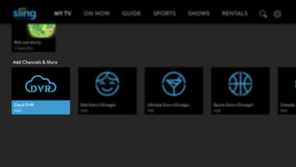 Sling TV Cloud DVR Details