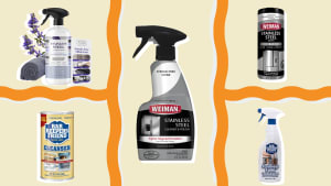 Stainless steel polish products from Weiman, Therapy and Bar Keepers Friend