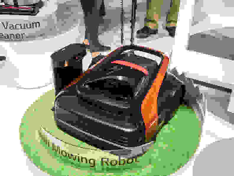 LG transformed its expertise in robot vacuums into making an automated lawnmower.