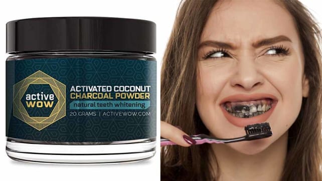 Active Wow Teeth Whitening Charcoal Powder