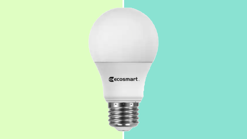 An image of a white smart lightbulb.